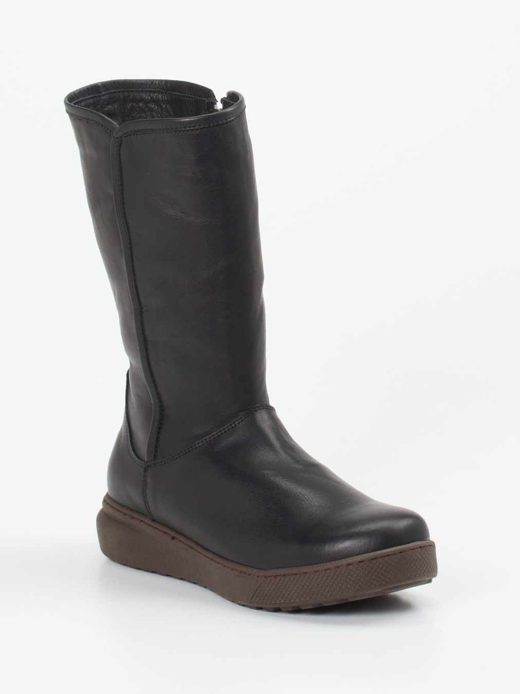 Andrea Conti – Winterstiefel aus Kalbleder schwarz