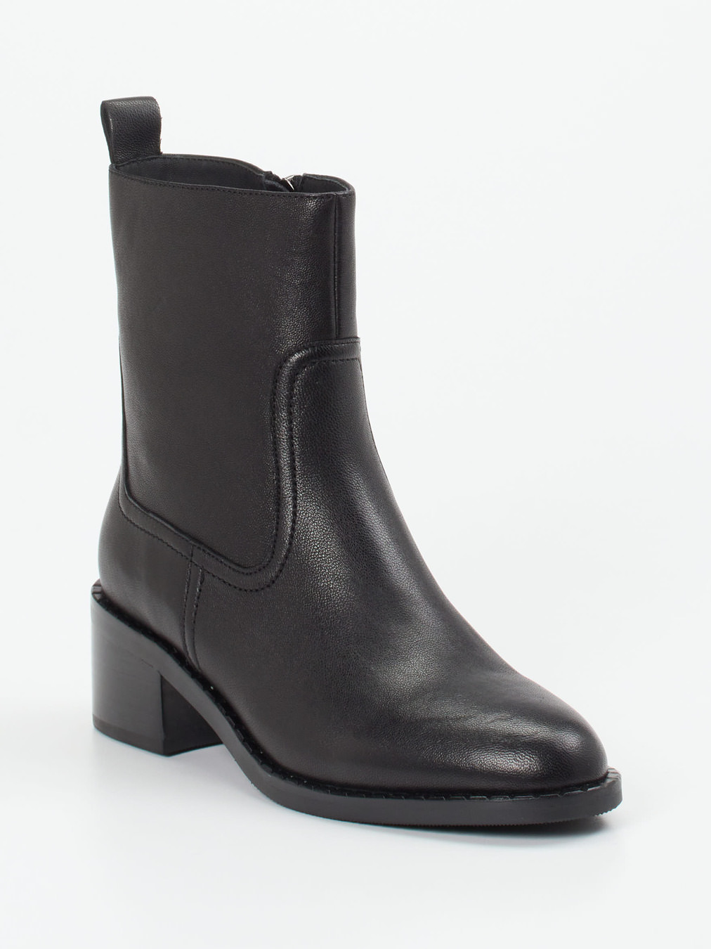 Gioia – Ankle Boots aus Leder in Schwarz