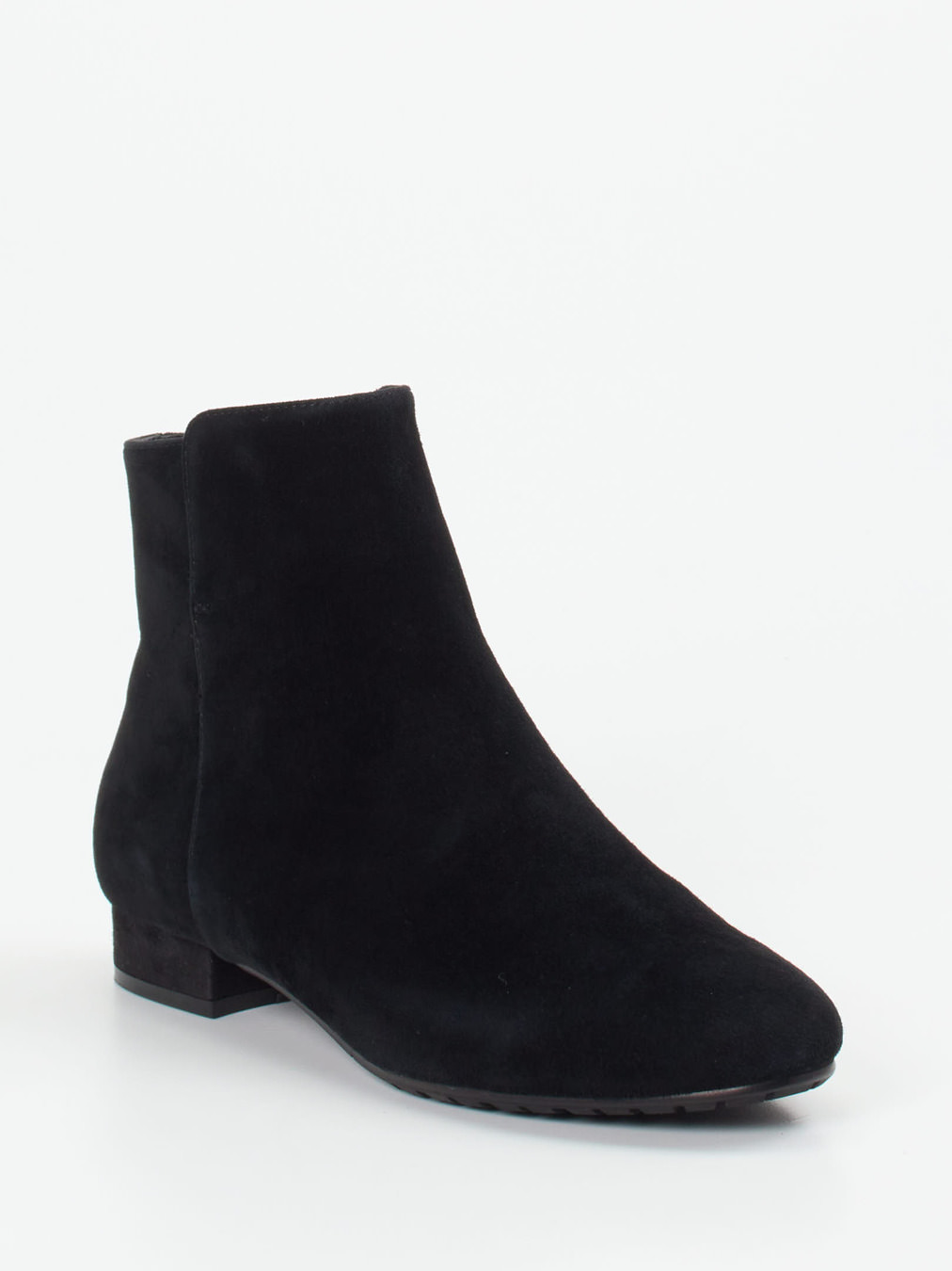 Di Lauro – Stiefelette aus Veloursleder schwarz