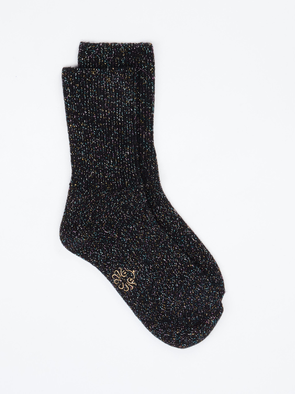 Alto Milano – Freizeitsocken aus Textil mit Glitzergarn