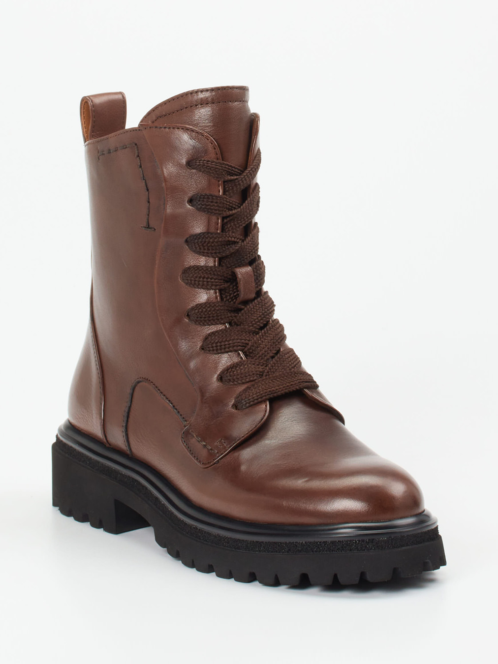 Maripé – Schnürboots aus Kalbleder in Braun