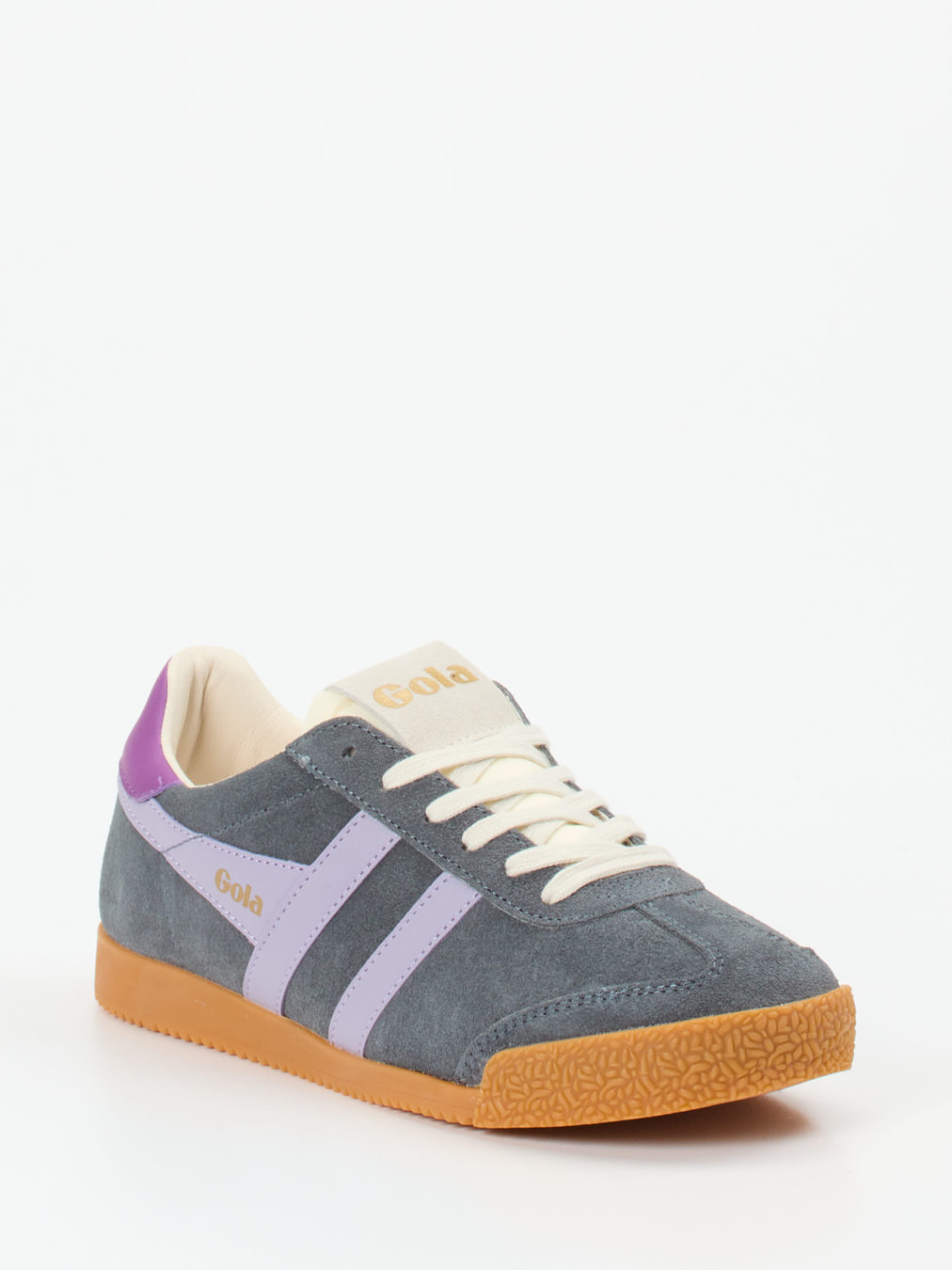 Gola – Retro-Sneaker aus Veloursleder Schieferblau
