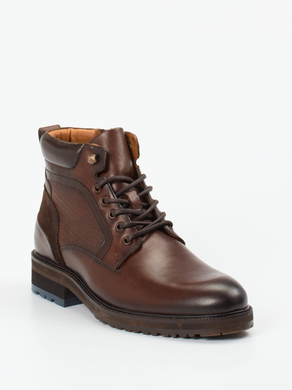 Daniel Kenneth – Schnürboots aus Kalbleder Dunkelbraun