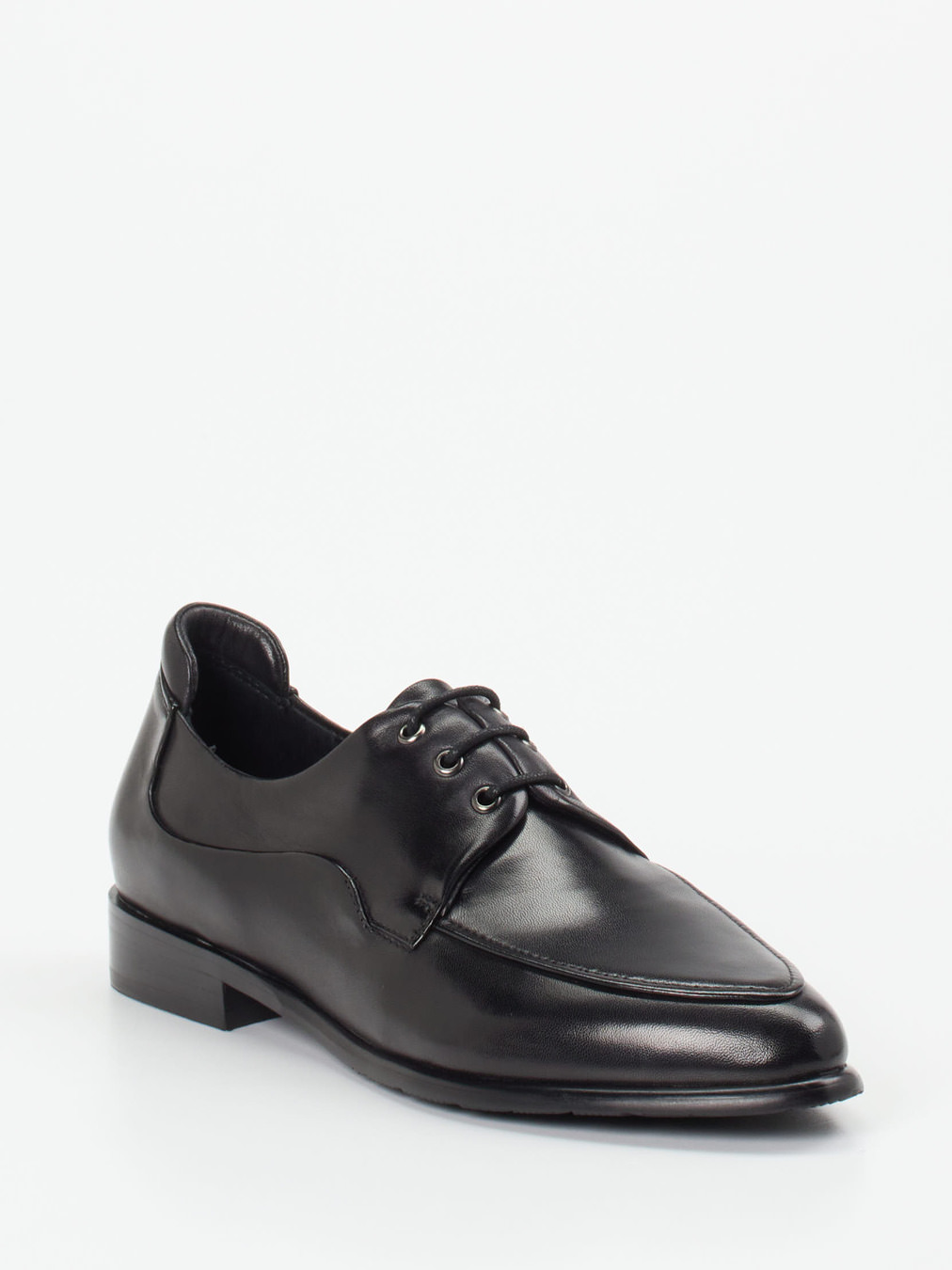 Ginger & Glove – Derby-Schuhe aus Lammleder schwarz