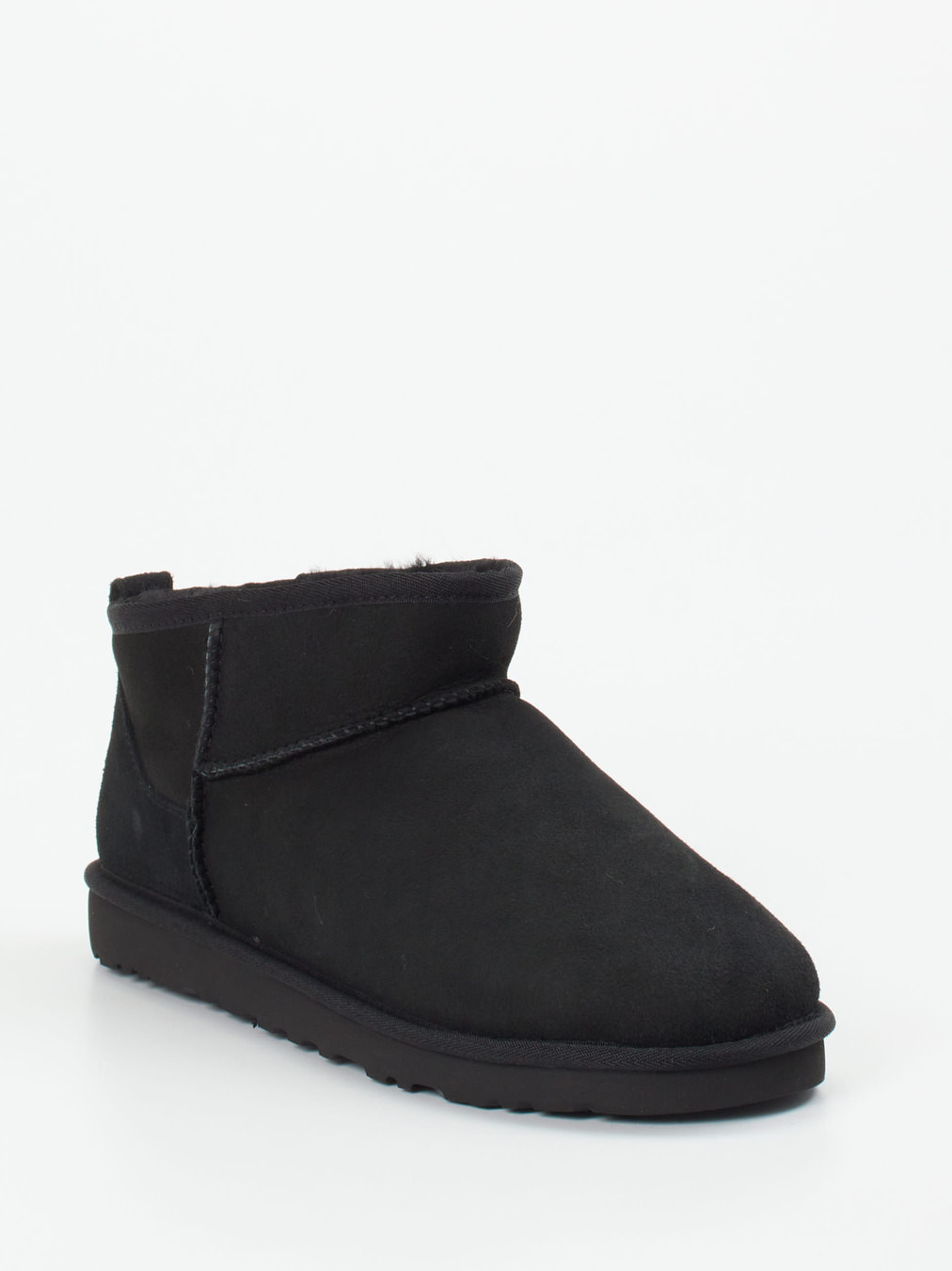UGG – Stiefeletten aus Veloursleder schwarz