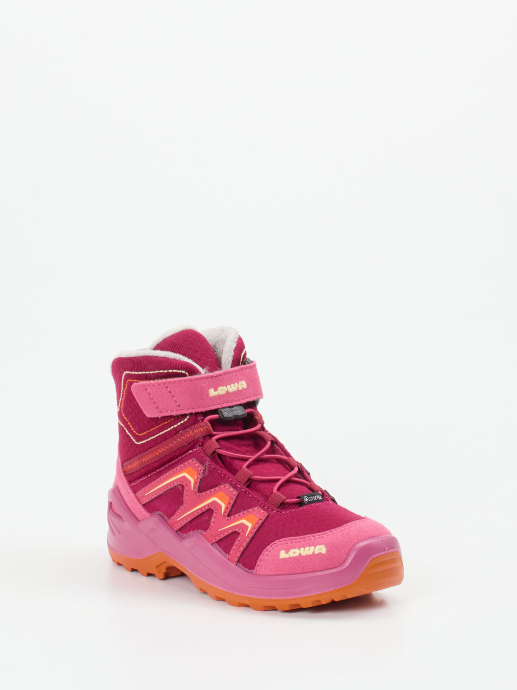 Lowa – Wanderschuhe aus Veloursleder pink
