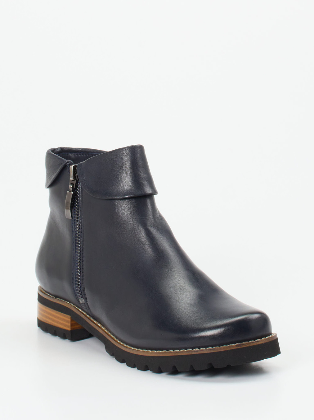 Ralph Harrison – Stiefeletten aus Lammleder Dunkelblau