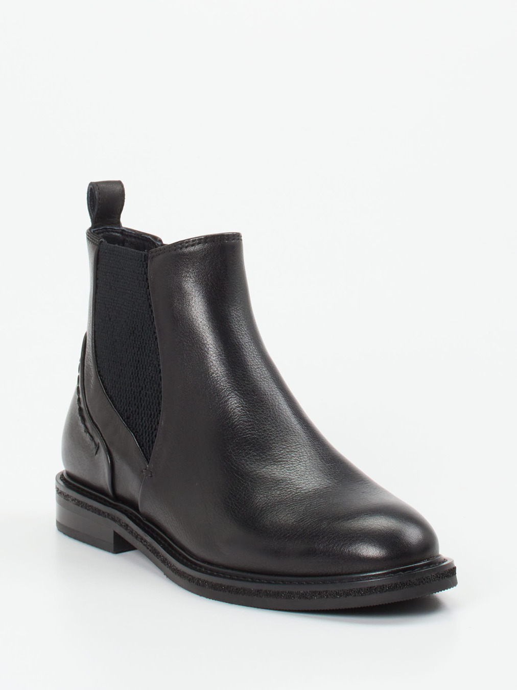 Maripé – Chelsea-Stiefelette aus Kalbleder schwarz