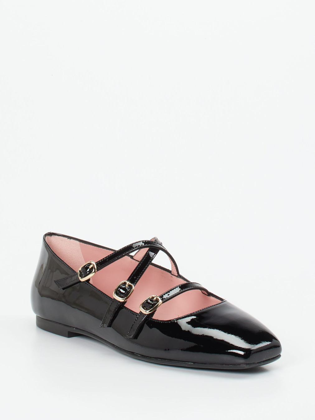 Pretty Ballerinas – Mary Janes aus Lackleder Schwarz