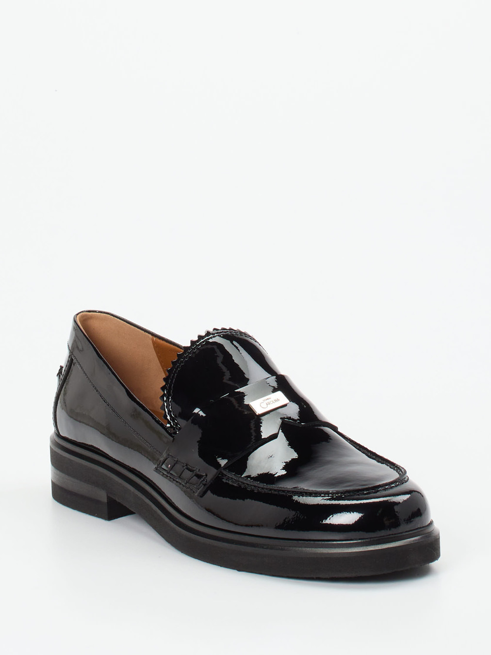 Donna Carolina – Loafer aus Lackleder schwarz