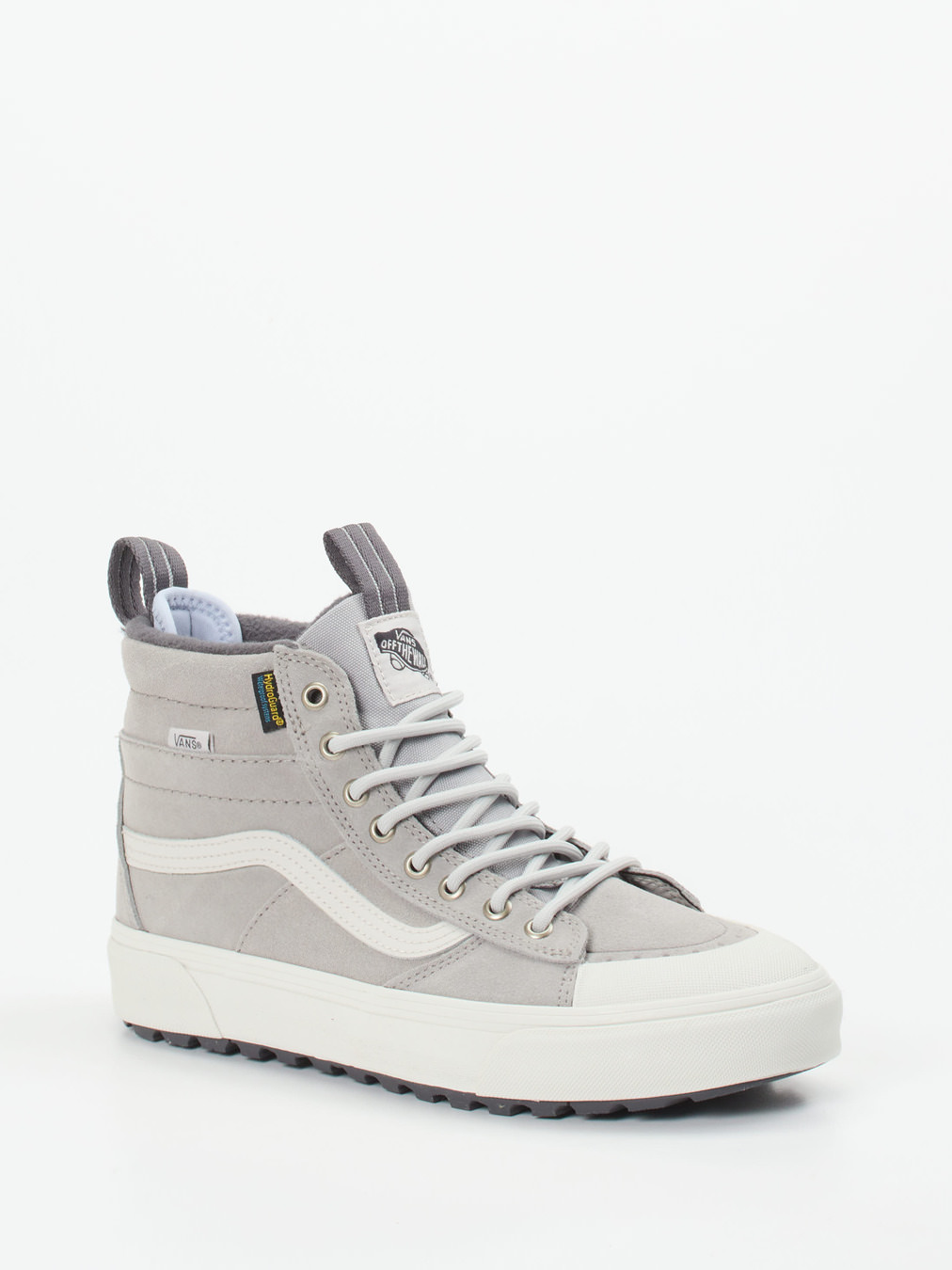 Vans – High-Top-Sneaker aus Veloursleder grau