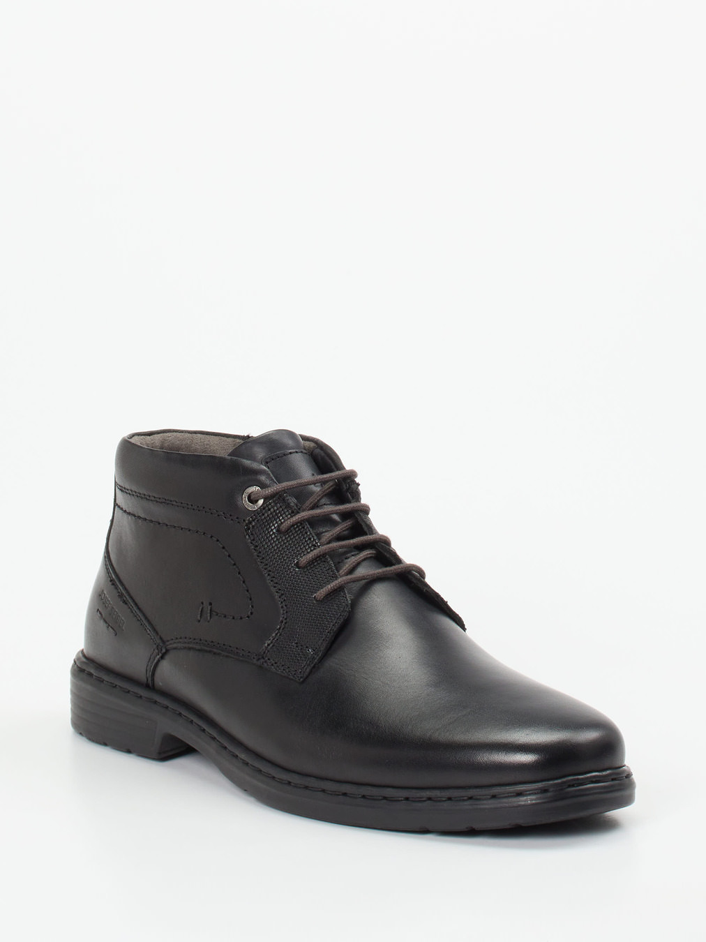 Josef Seibel – Schnürstiefelette aus Kalbleder Schwarz