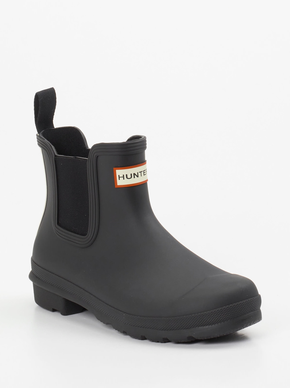 Hunter – Regen-Boots aus Gummi in Schwarz
