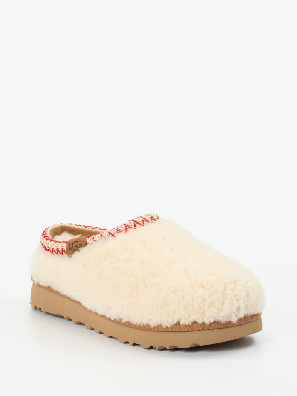 UGG – Lammfell-Clogs aus Fell in Cremeweiß