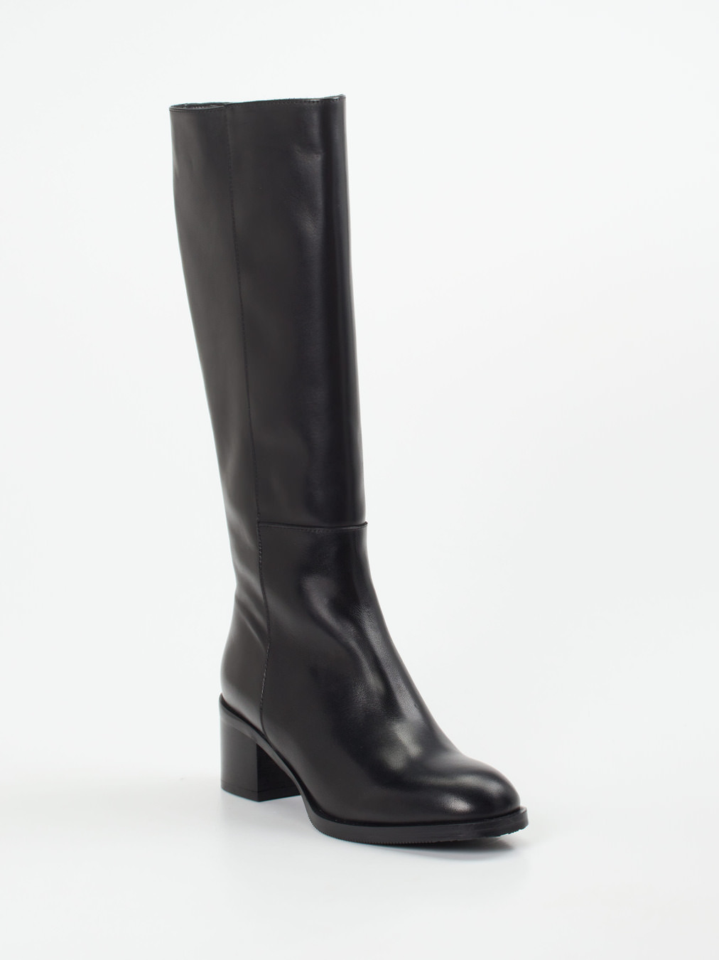 Andrea Puccini – Stiefel aus Kalbleder Schwarz