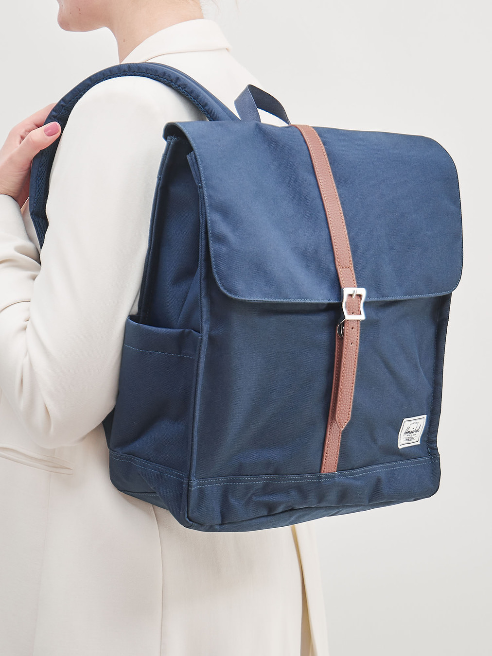 Herschel – Rucksack aus Textil in Dunkelblau