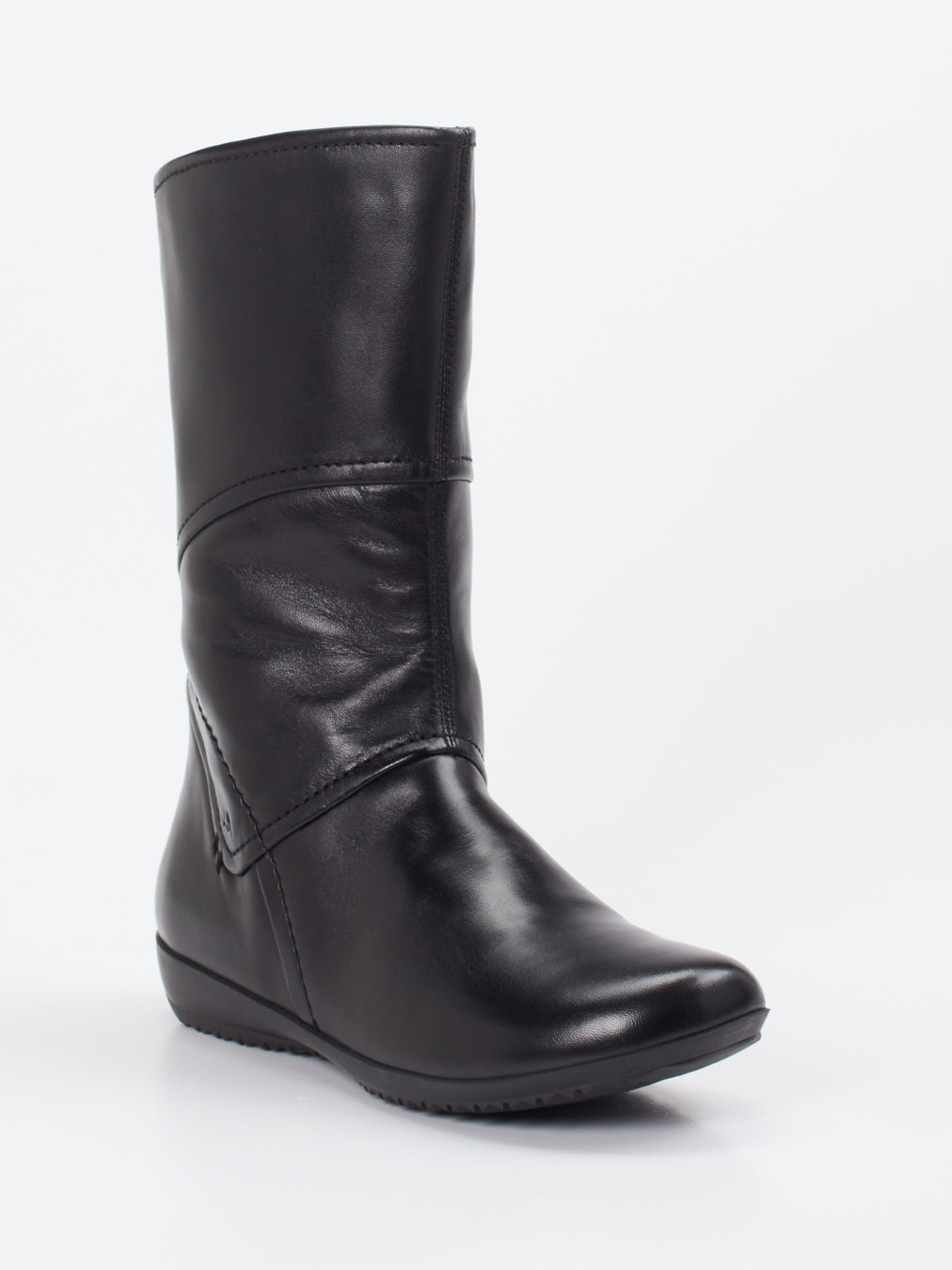 Josef Seibel – Komfort-Stiefel aus Leder schwarz