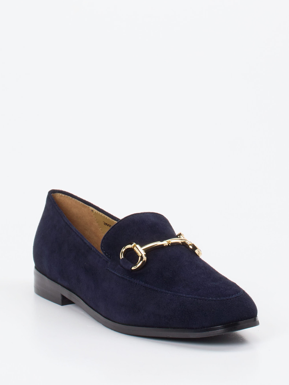 Di Lauro – Loafer aus Veloursleder Dunkelblau