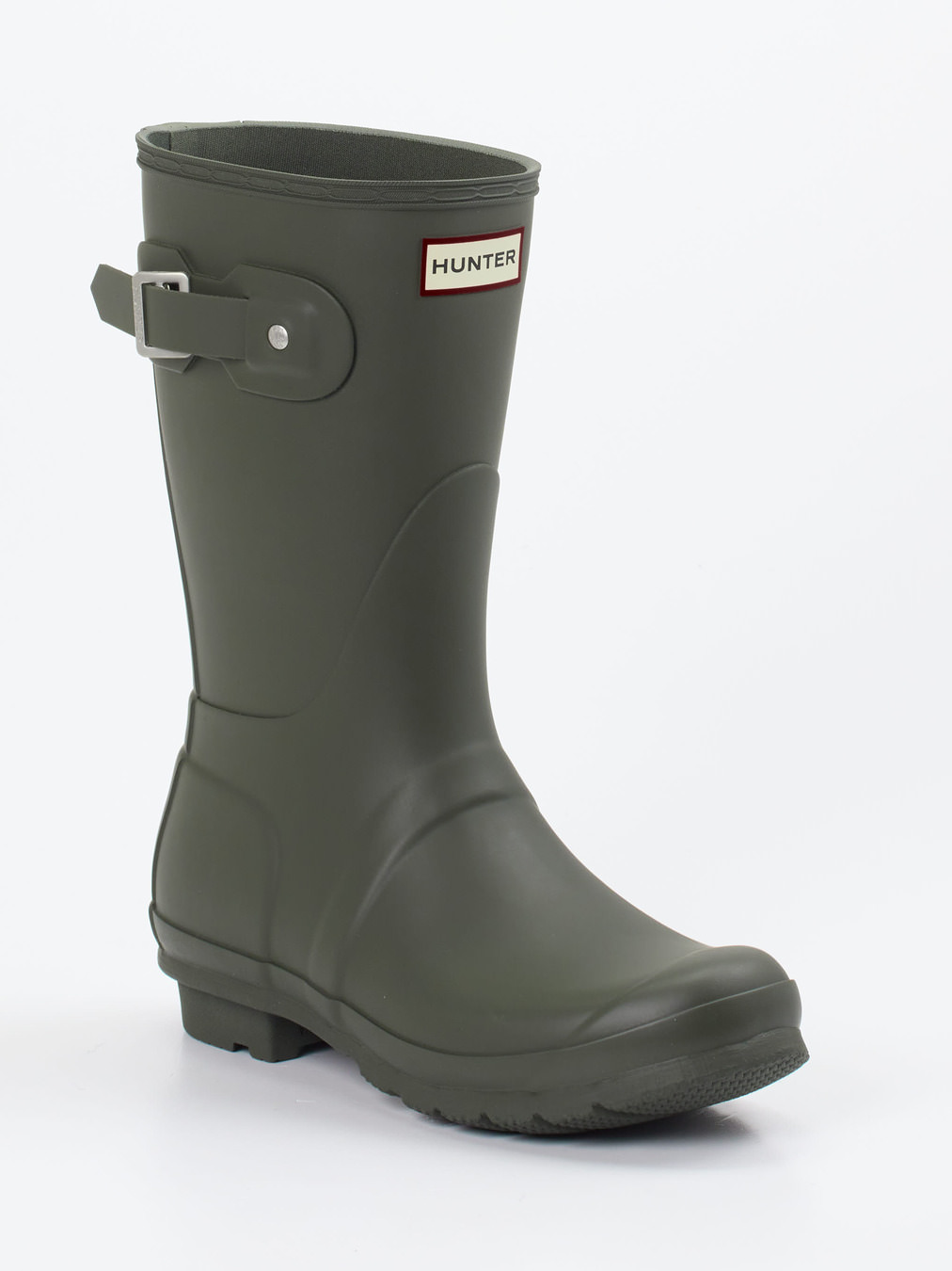 Hunter – Gummistiefel aus Synthetik in Olivgrün