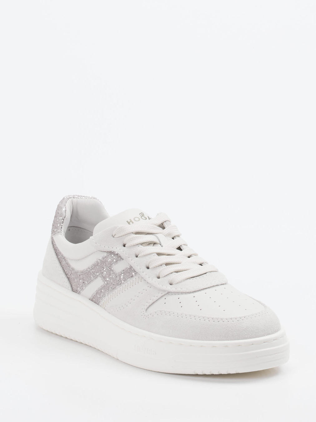 Hogan – Low-Top Sneaker aus Velours- und Glattleder