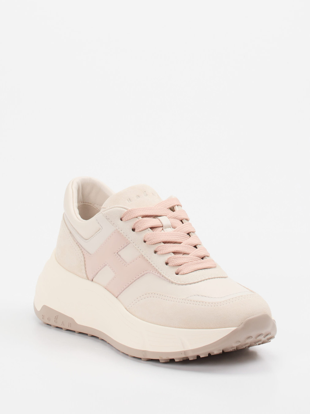 Hogan – Chunky Sneaker aus Velours- und Glattleder