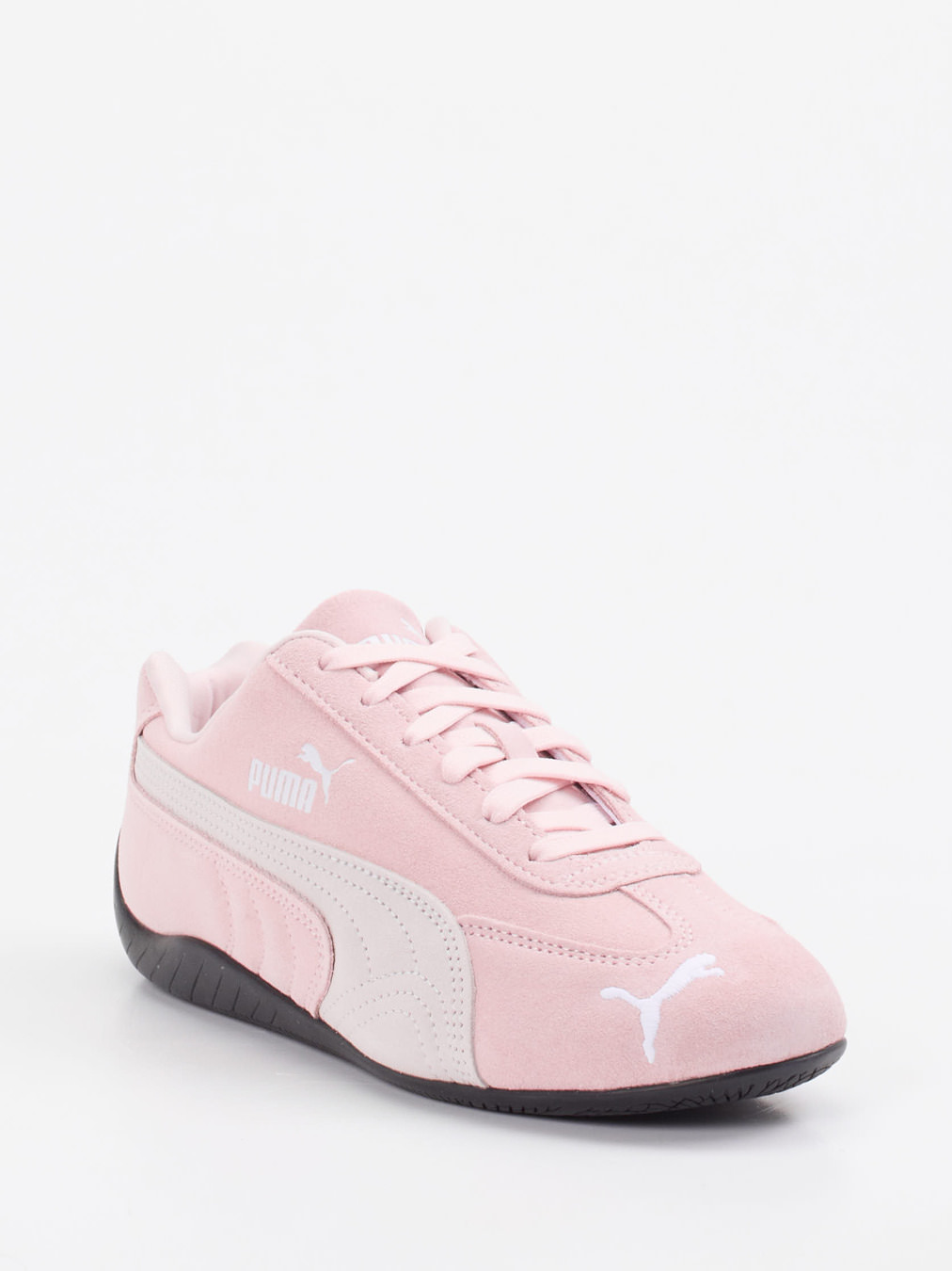 Puma – Sneaker aus Veloursleder in Rosa