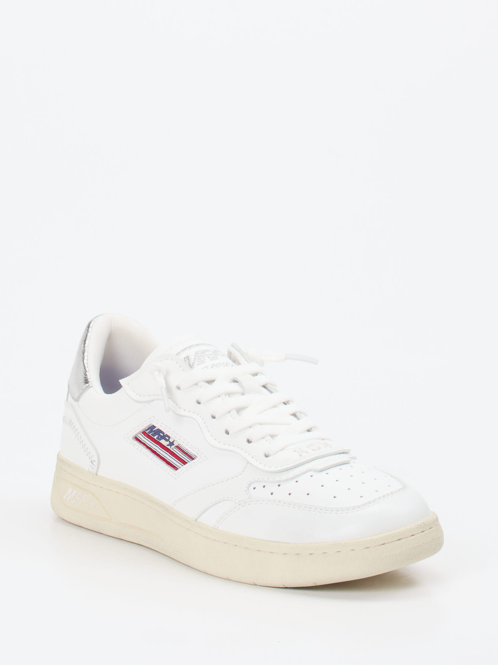 MRP – Retro-Sneaker aus Kalbleder in Weiß