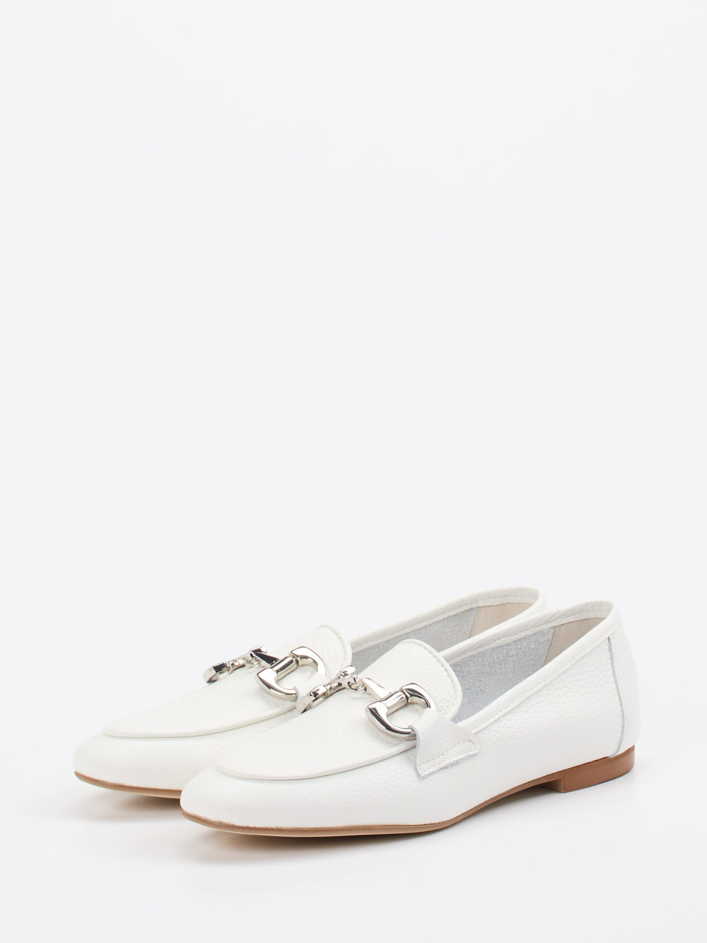 Andrea Puccini – Loafer aus Kalbleder Offwhite
