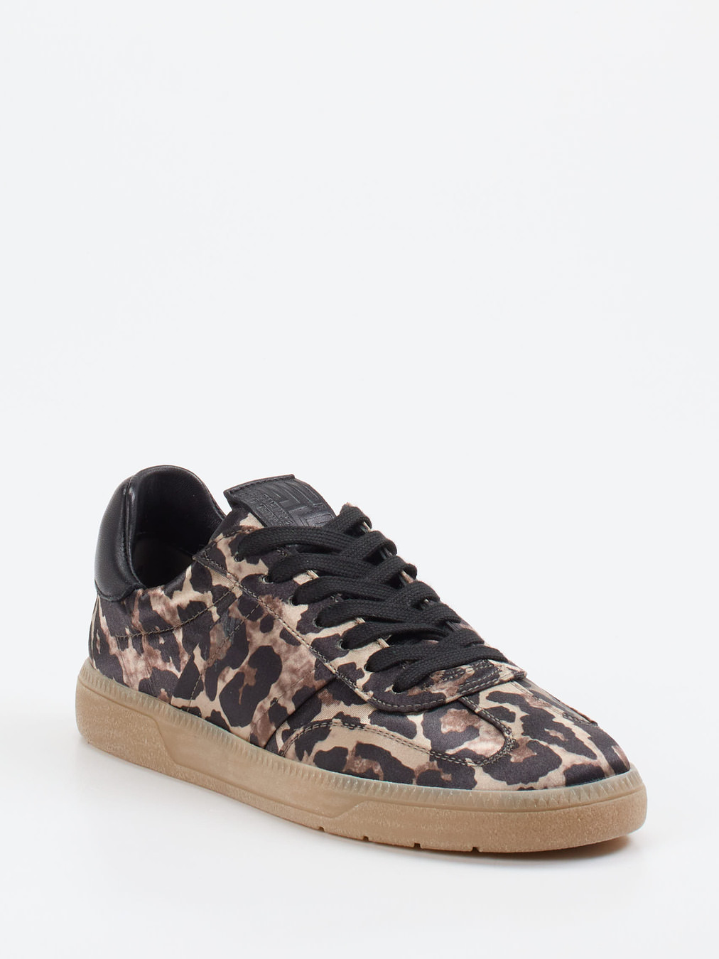 Kennel & Schmenger – Sneaker aus Satin-Textil mit Leoprint