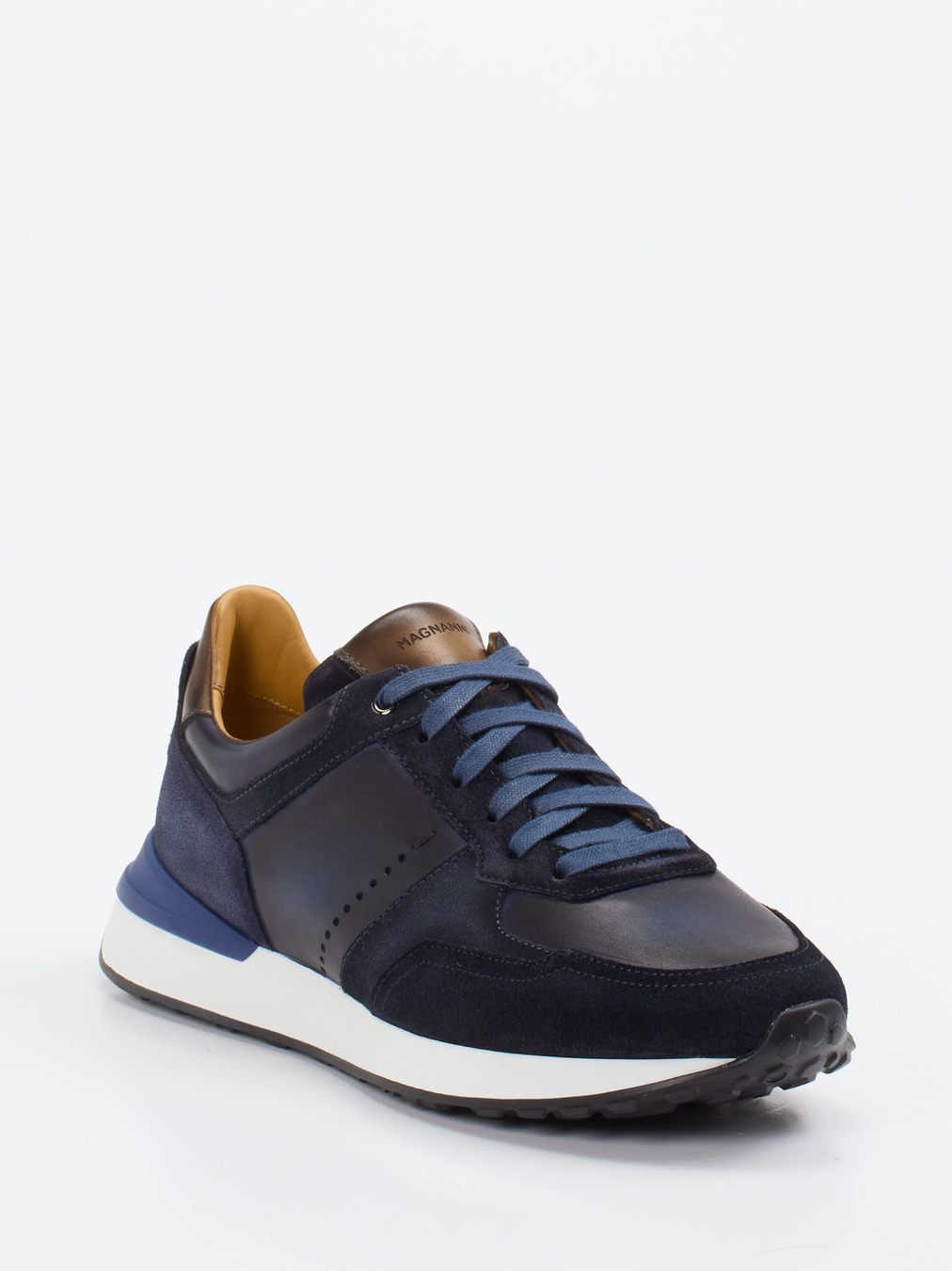 Magnanni – Sneaker aus Nubukleder Dunkelblau