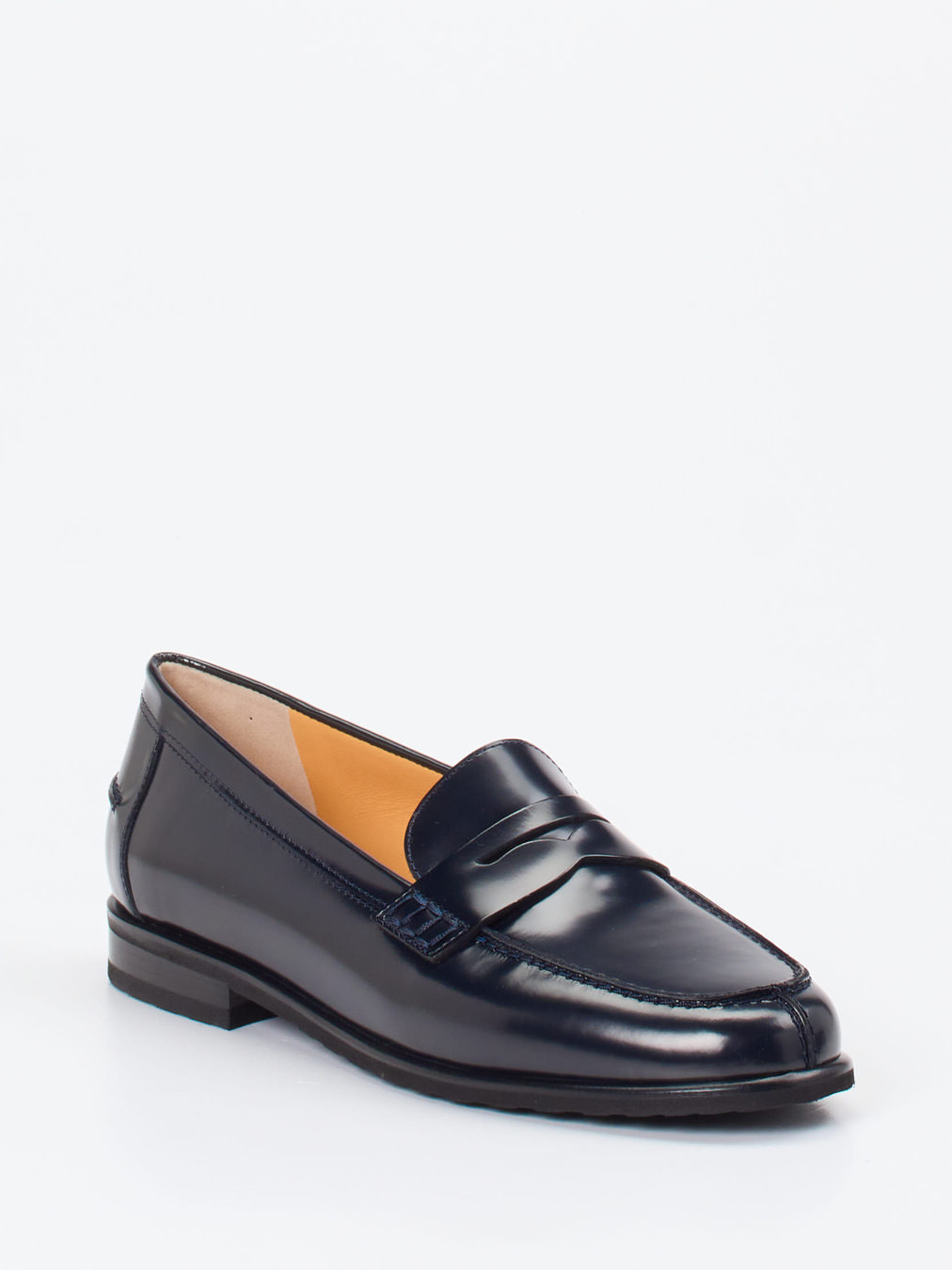 Truman's – Penny Loafer aus Lammleder in Tintenblau