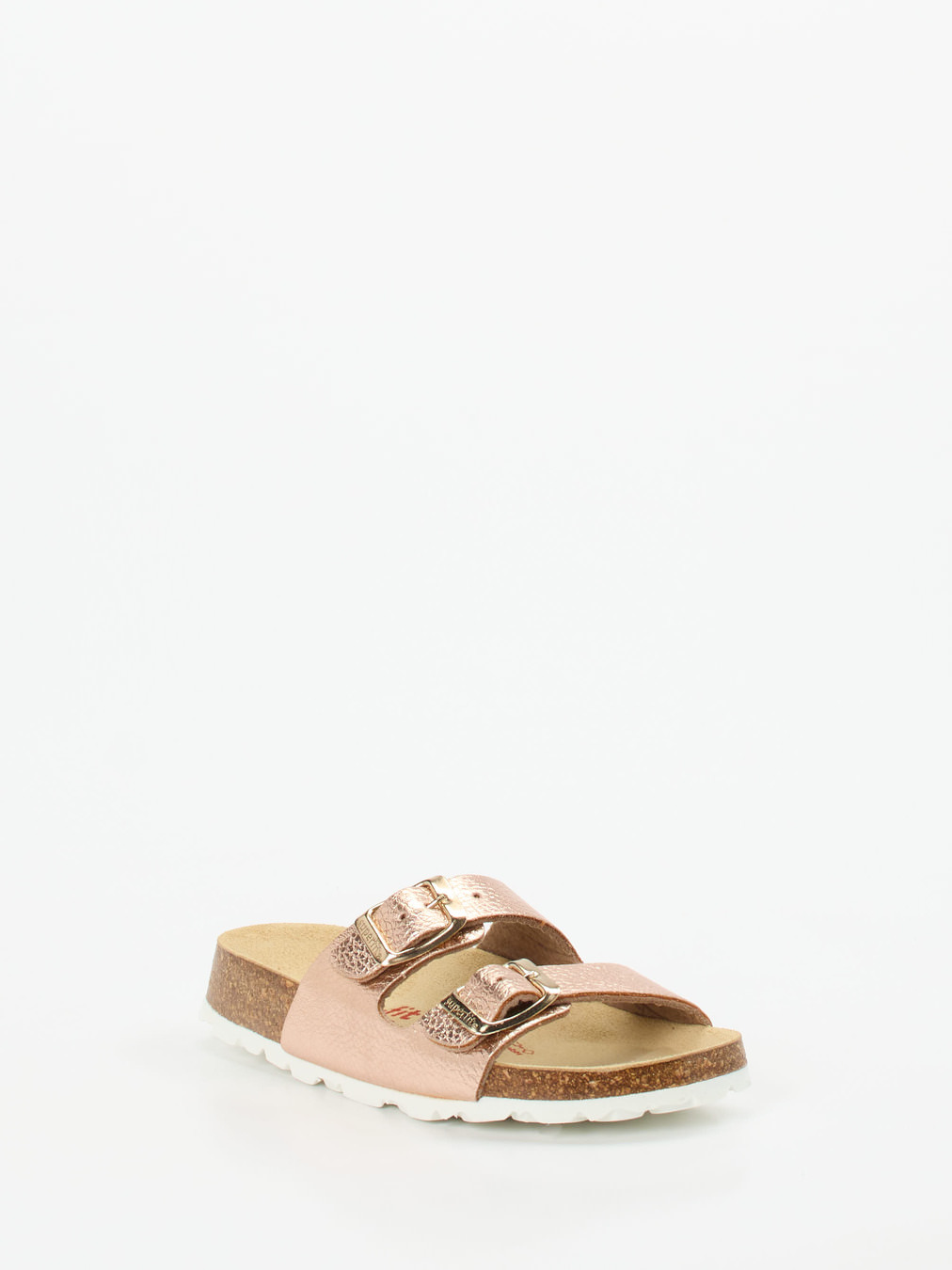 Superfit – Zweiriemer-Pantolette aus Synthetik Roségold
