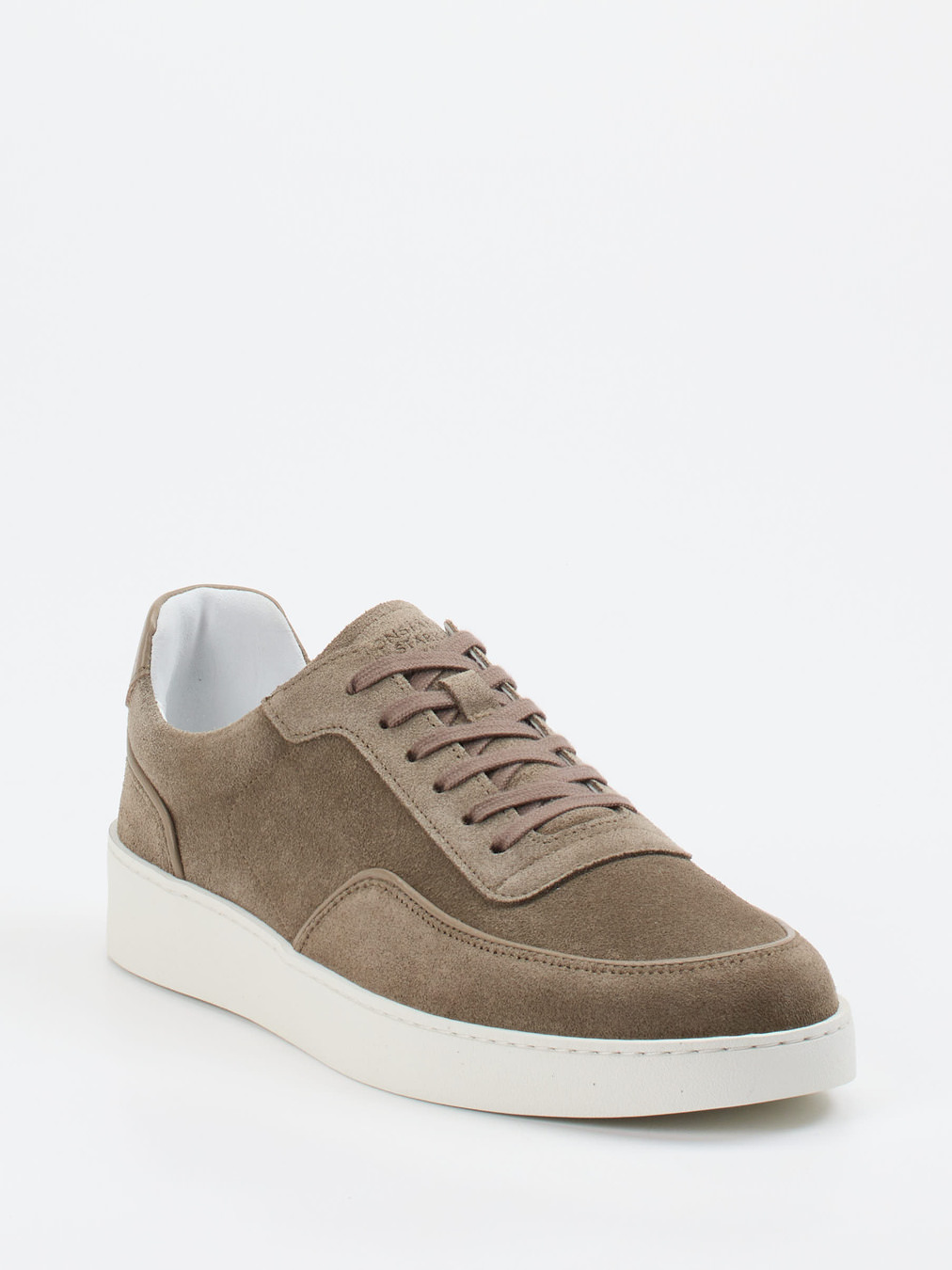 Konstantin Starke – Sneaker aus Veloursleder Taupe