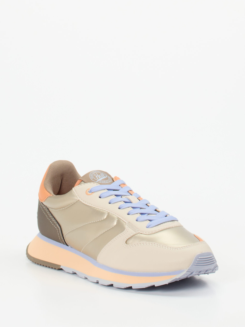 THE HOFF BRAND – Sneaker aus Velour und Metallicleder