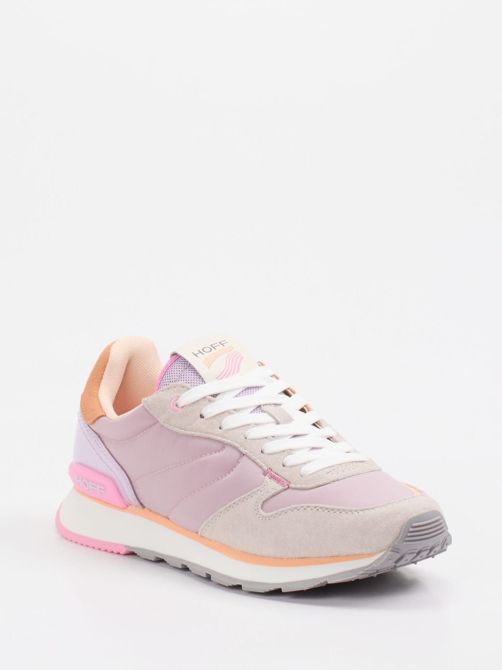 THE HOFF BRAND – Sneaker aus Veloursleder und Mesh Flieder