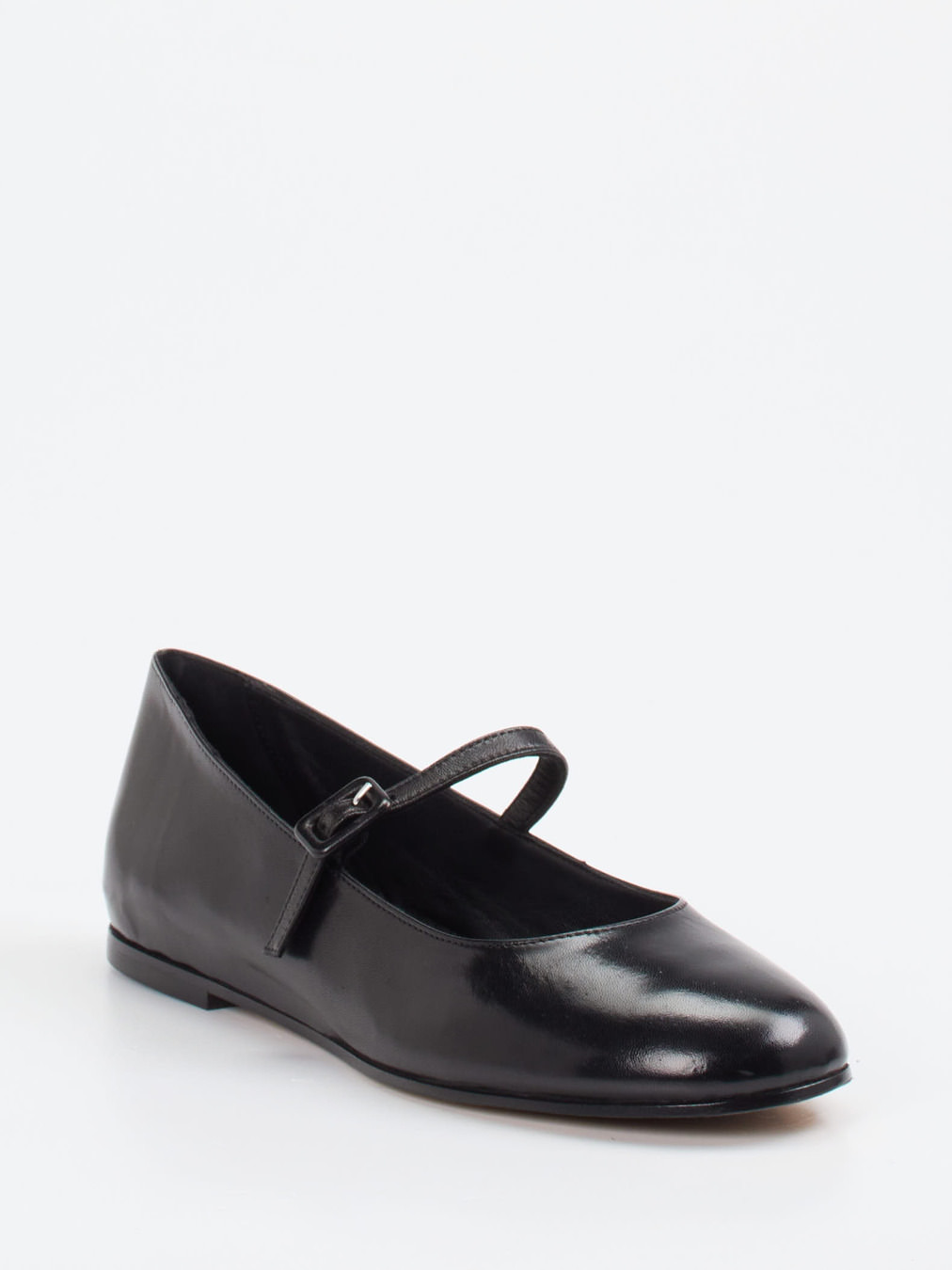 Konstantin Starke – Mary Jane Ballerina aus Lammleder Schwarz