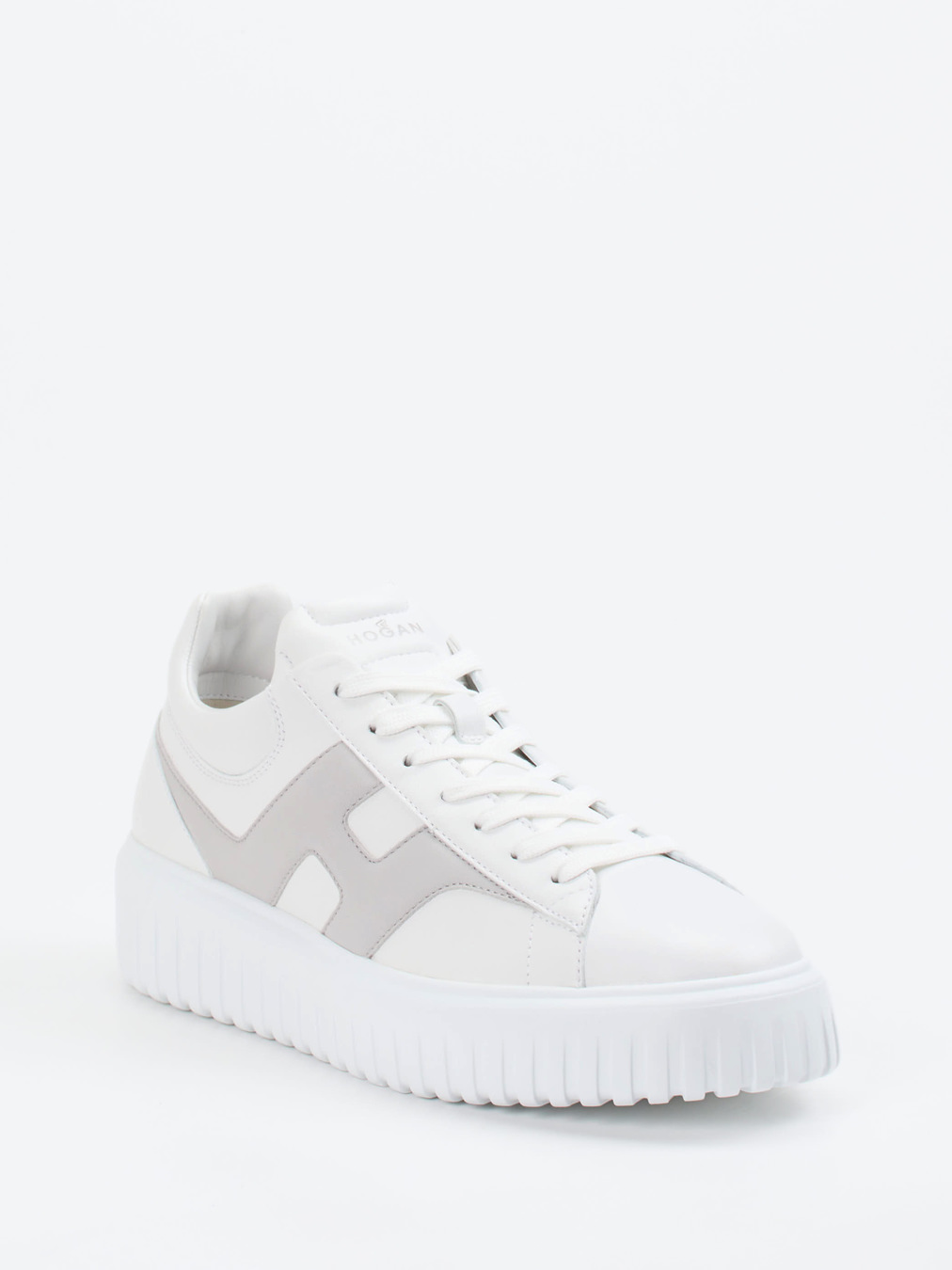 Hogan – Sneaker aus Kalbleder in Weiß