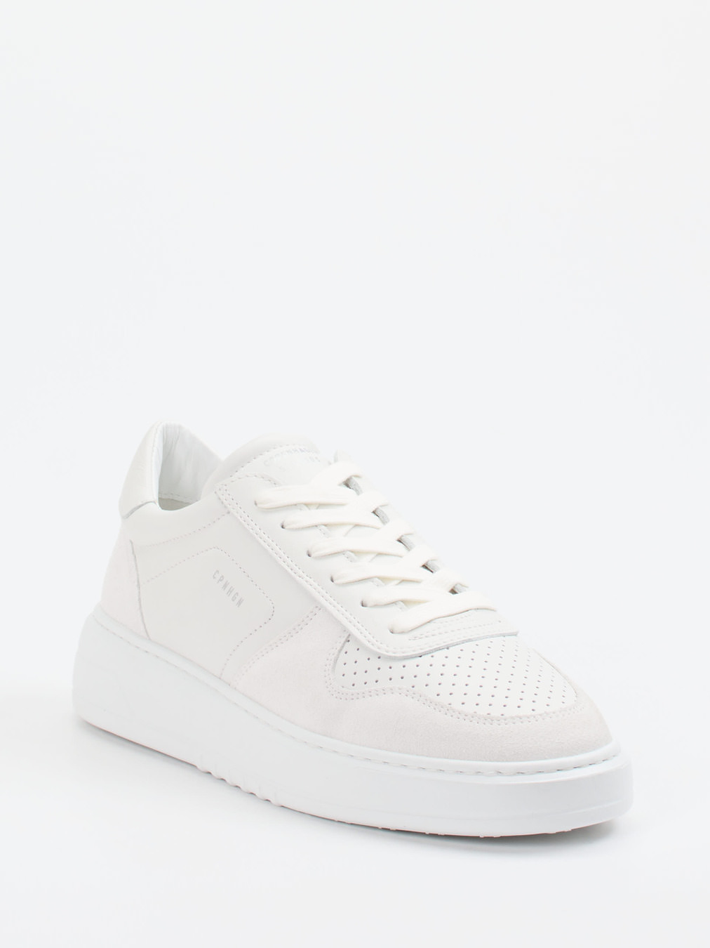 Copenhagen – Sneaker aus Velour/Leder Offwhite