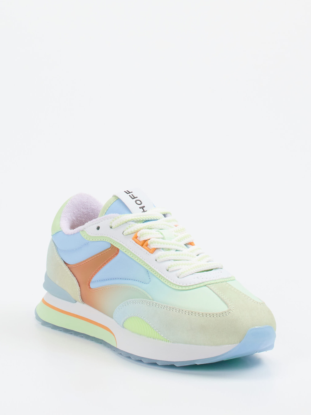 THE HOFF BRAND – Sneaker aus Textil und Veloursleder Mintgrün