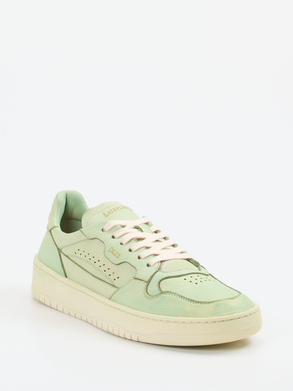 Lemargo – Sneaker aus Hirschleder Pastellgrün