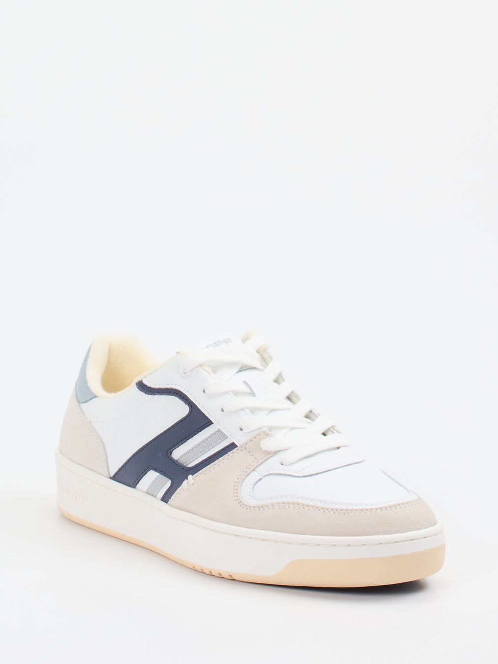 THE HOFF BRAND – Sneaker aus Leder und Mesh weiß