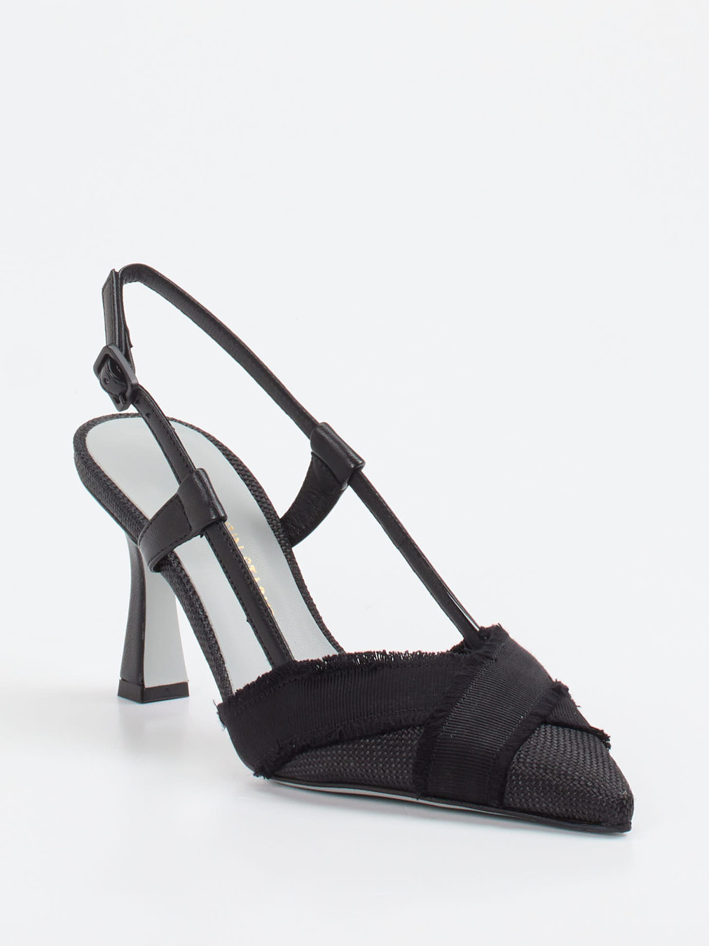 Konstantin Starke – Slingpumps aus strukturiertem Textil