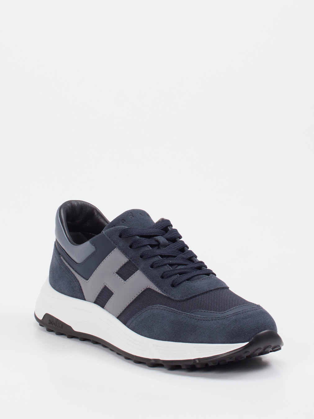 Hogan – Sneaker aus Veloursleder dunkelblau