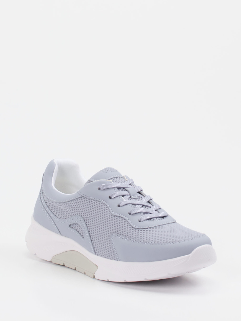 Gabor Comfort – Sneaker aus Mesh und Synthetik Hellblau