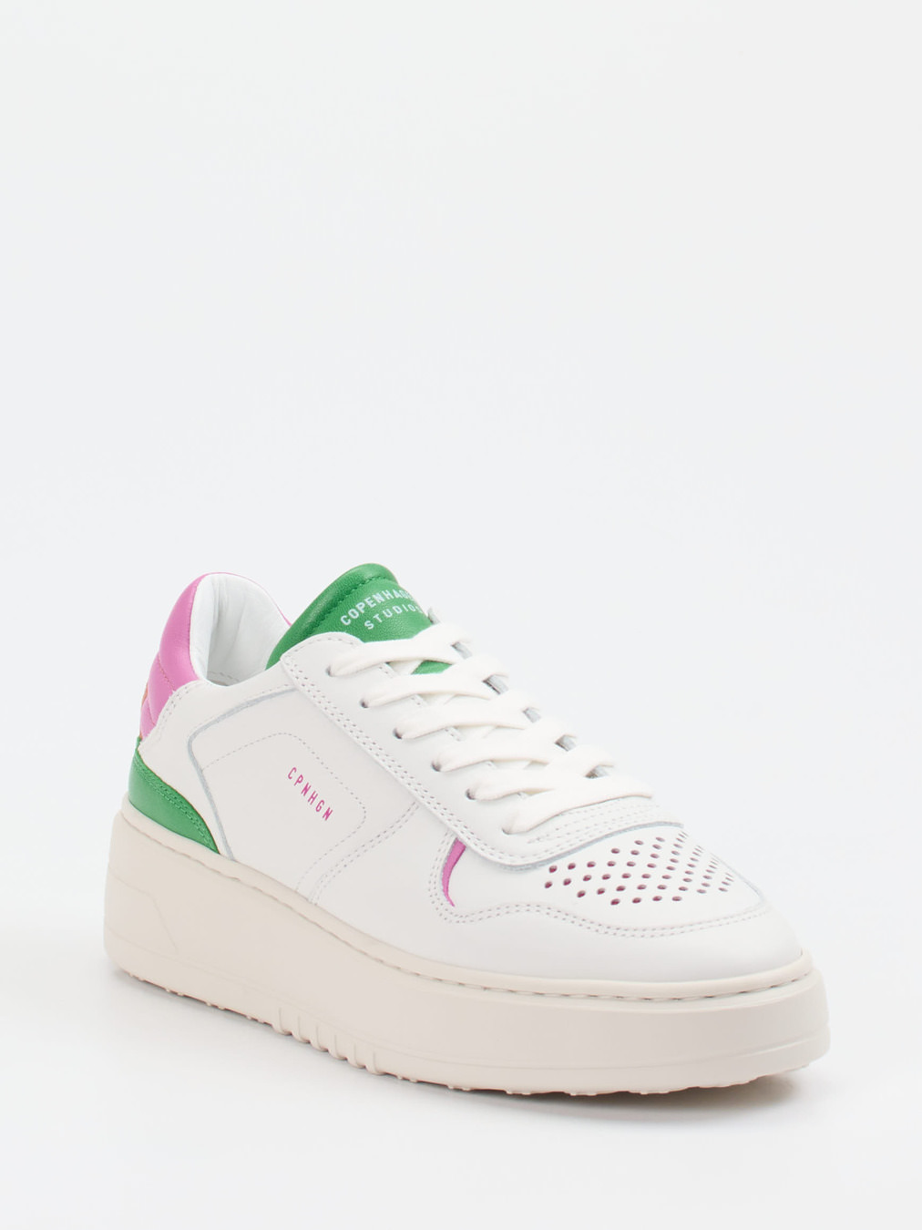 Copenhagen – Sneaker aus Kalbleder mit Color-Blocking