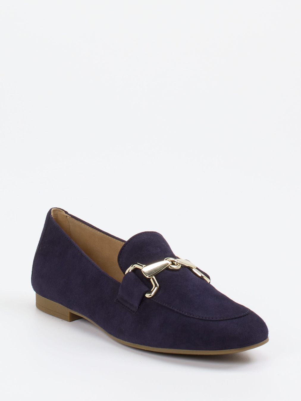 Gabor – Loafer aus Veloursleder Dunkelblau