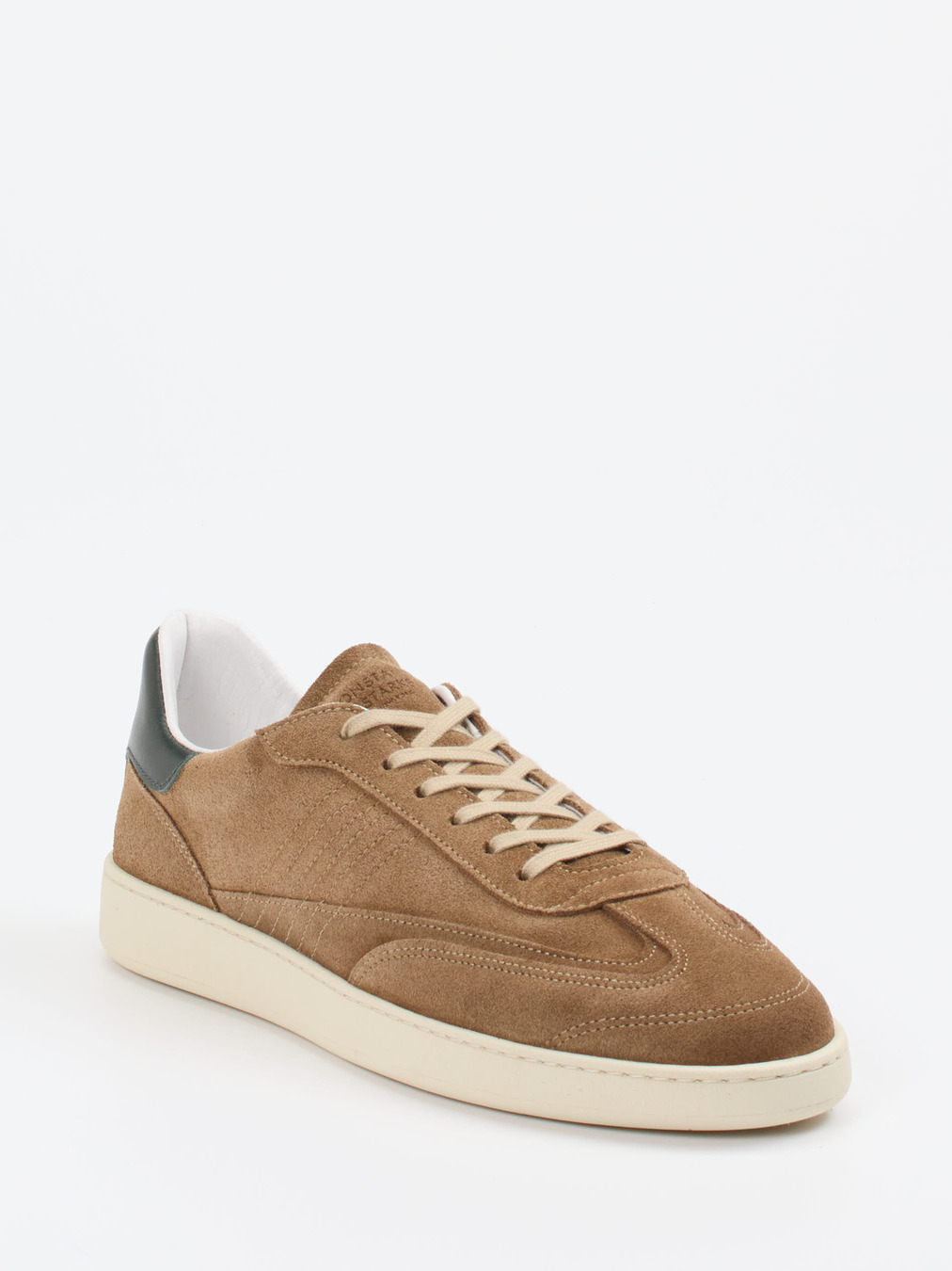 Konstantin Starke – Sneaker aus Veloursleder cognac