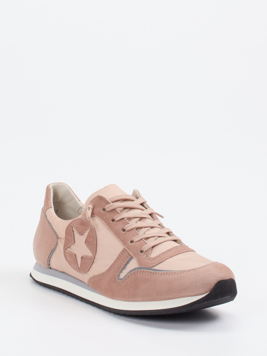 Kennel & Schmenger – Sneaker aus Veloursleder in Altrosa