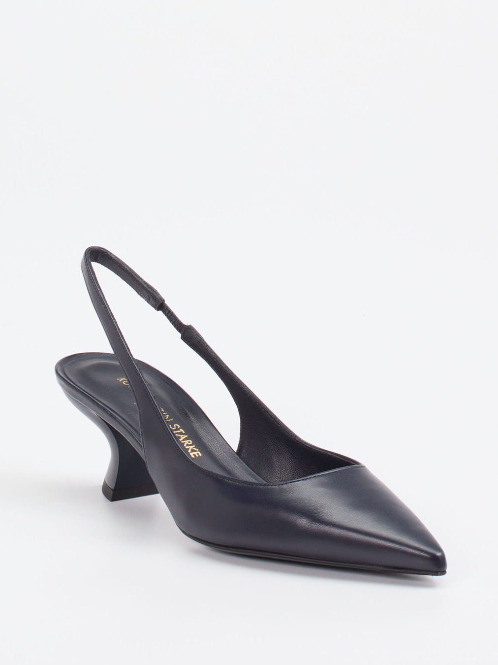 Konstantin Starke – Slingback-Pumps aus Lammleder Blau