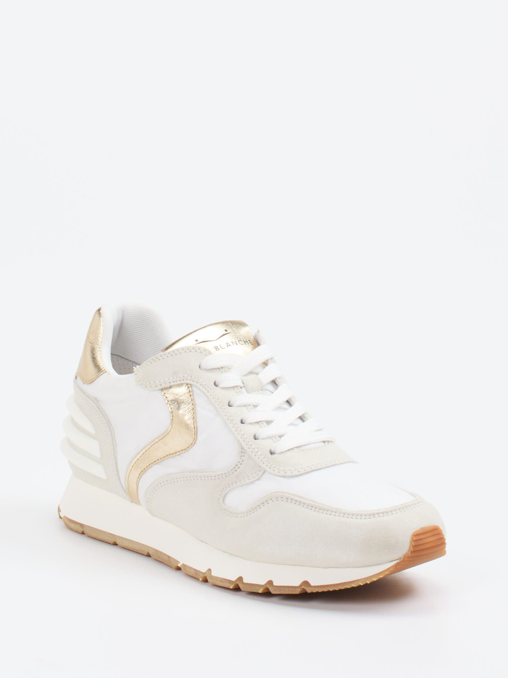 Voile Blanche – Retro-Sneaker aus Veloursleder und Textil